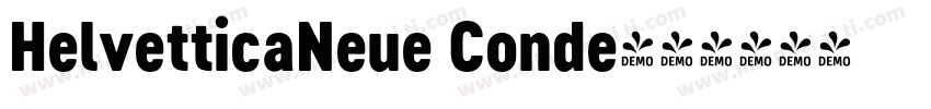 HelvetticaNeue Conde字体转换